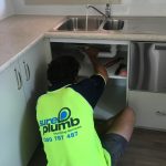 Domestic Plumber in Wollongong completing drain repairs
