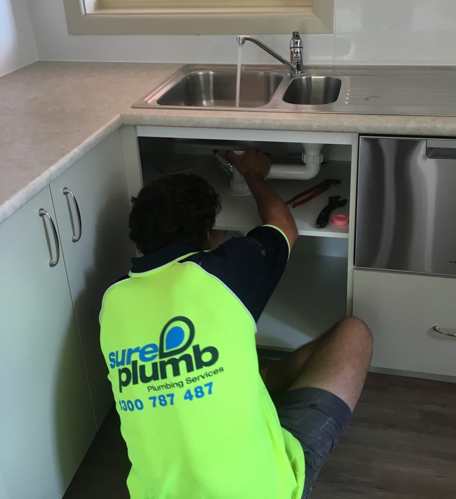 Domestic Plumber in Wollongong completing drain repairs